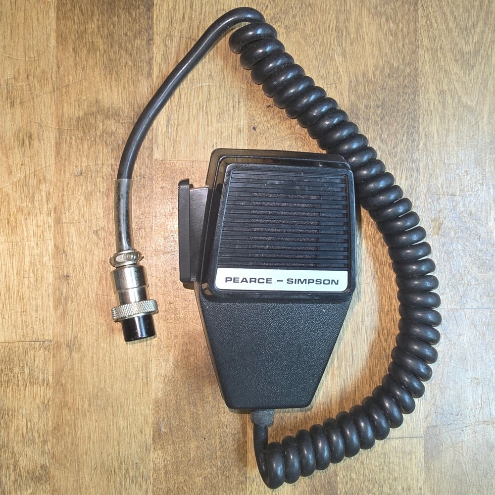 Vintage Pearce-Simpson 4-Pin CB Radio Microphone Mic Tested